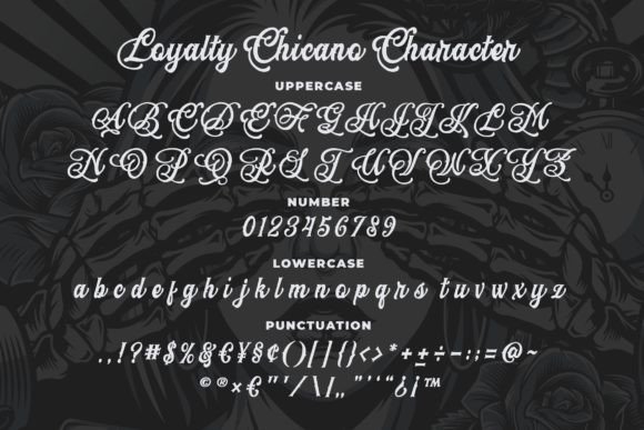 Loyalty Chicano Blackletter Font