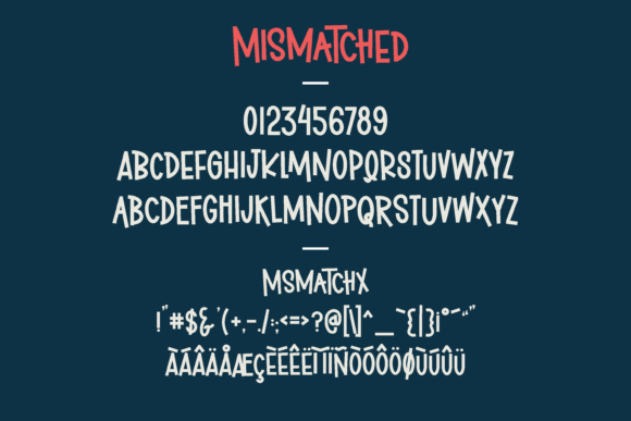 Mismatched Socks Sans Serif Font