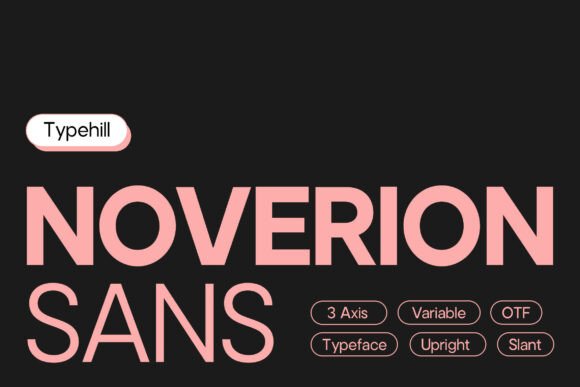 Noverion Sans Serif Font