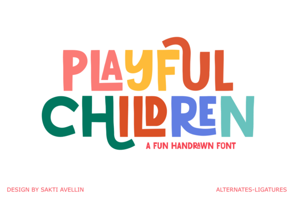 Playful Children Display Font
