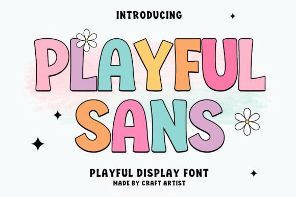 Playful Sans Display Font