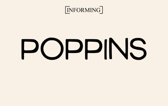 Poppins Sans Serif Font