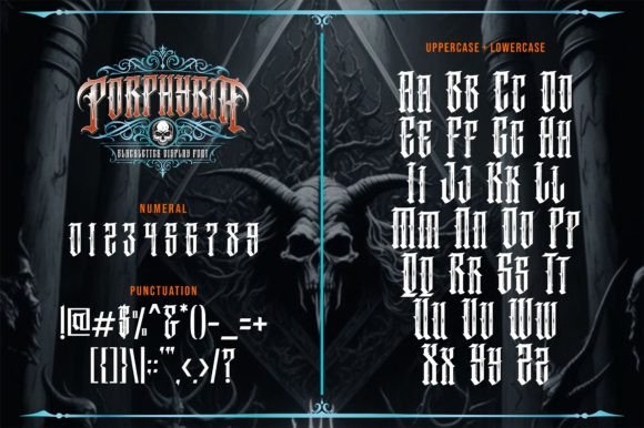 Porphyria Blackletter Font