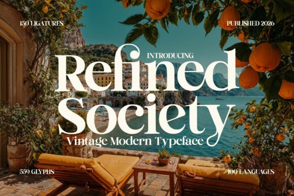 Refined Society Serif Font
