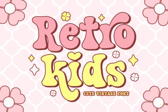 Retro Kids Display Font