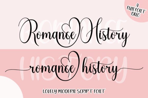 Romance History Wedding Font
