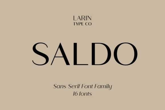 Saldo Sans Serif Font