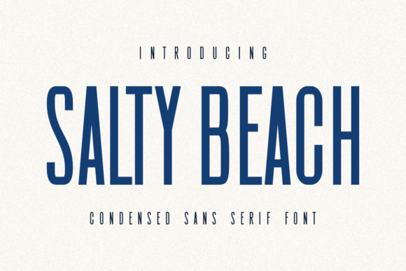 Salty Beach Sans Serif Font