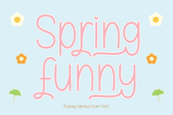 Spring Funny Wedding Font