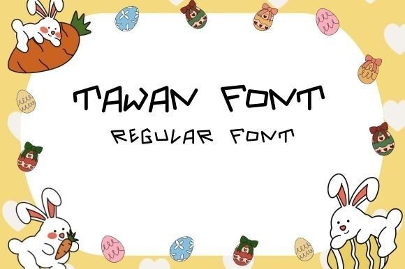 Tawan Wedding Font