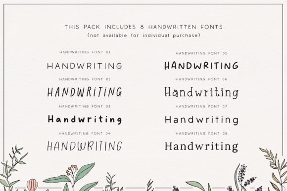 The Handwriting Bundle Font