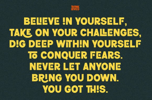 Think Loved Sans Serif Font