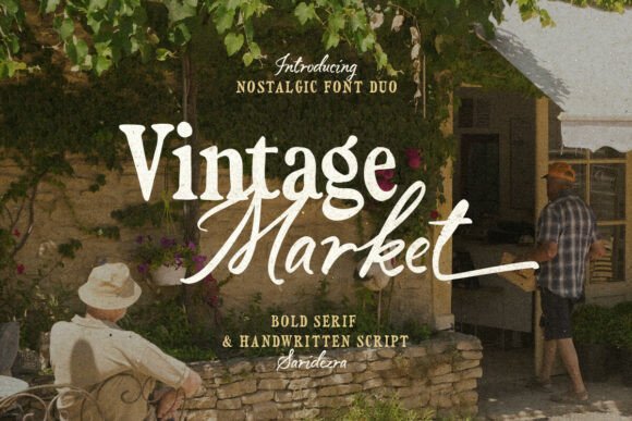 Vintage Market Serif Font