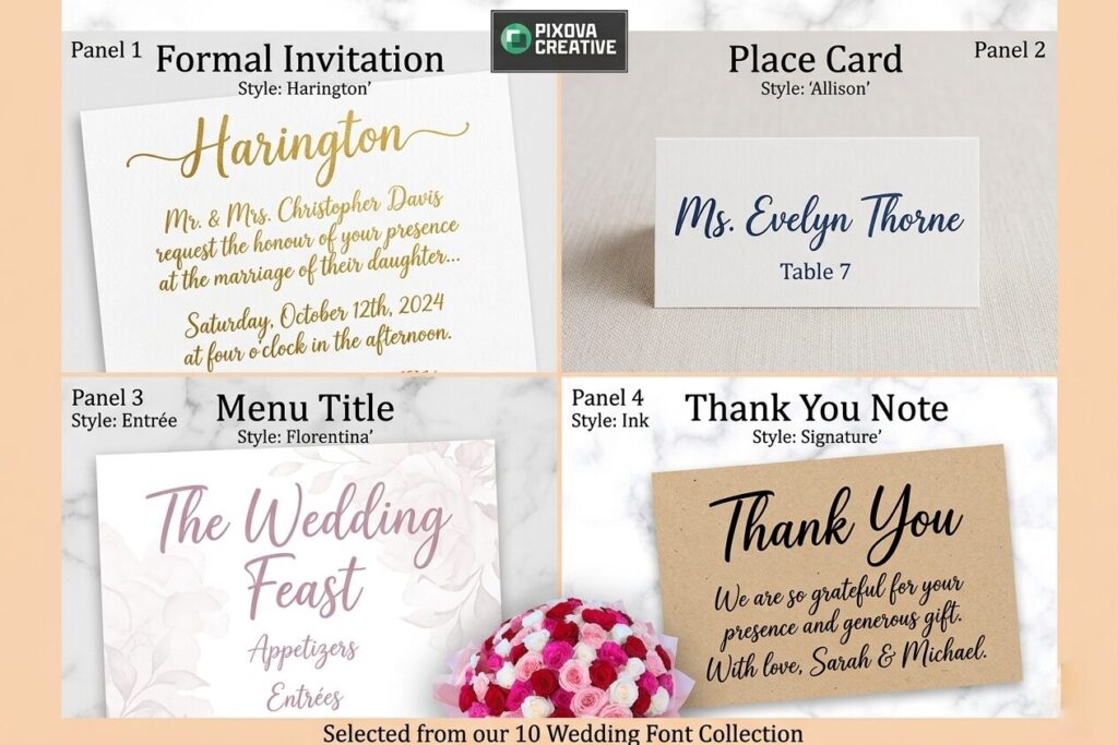 Wedding 10 Bundle Font