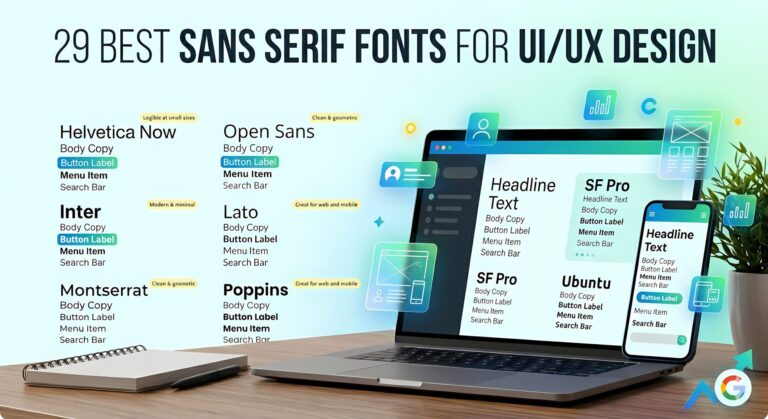 29 Best Sans Serif Fonts for UI/UX Design