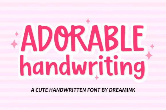 Adorable Handwriting Sans Serif Font