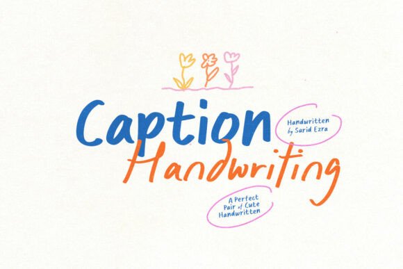 Caption Handwriting Font