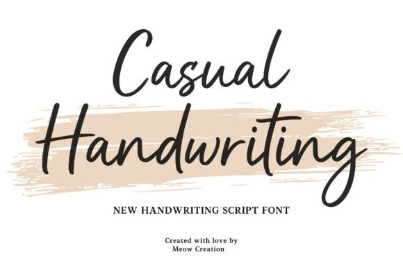 Casual Handwriting Font
