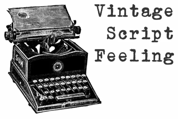 Erased Typewriter 2 Font-Close-up of Erased Typewriter font featuring realistic distressed ink textures, irregular letter edges, and vintage grunge aesthetics on a plain background.