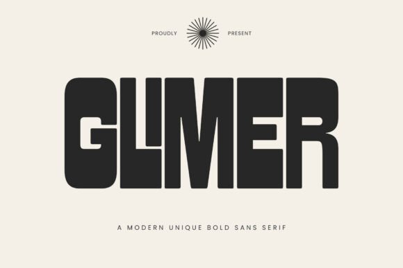Glimer Sans Serif Font