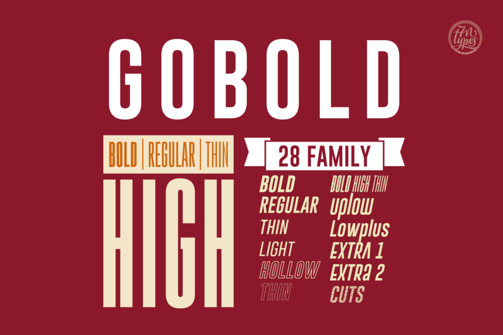 Gobold Sans Serif Font for fashion branding example