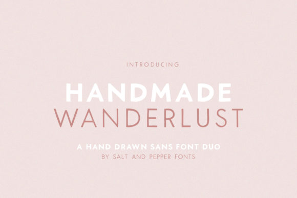 Handmade Wanderlust Duo Sans Serif Font