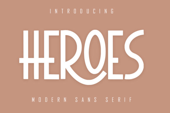 Heroes Sans Serif Font