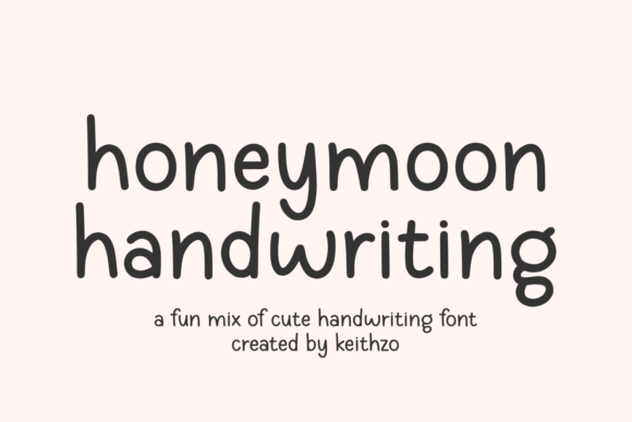Honeymoon Handwriting Font