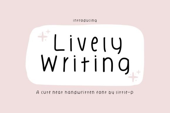 Lively Writing Font