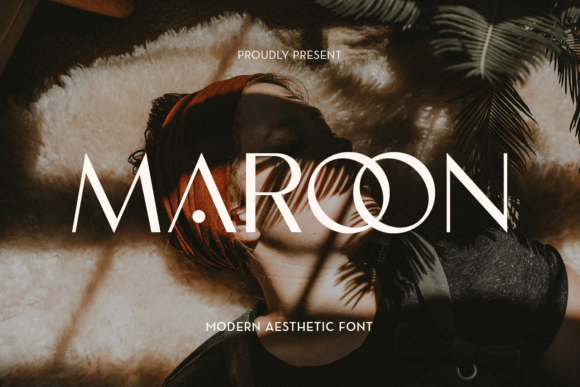 Maroon Sans Serif Font