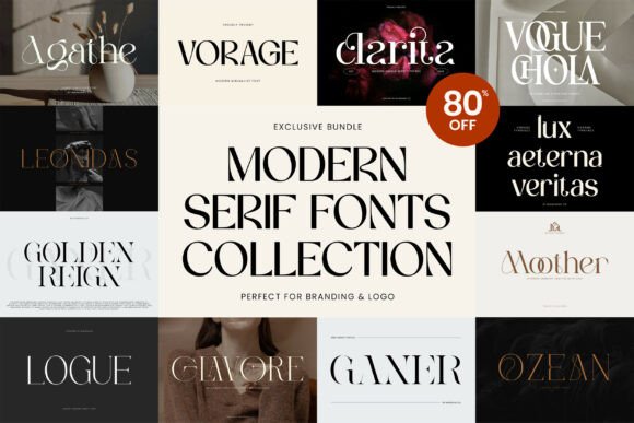 Modern Serif Bundle Font 