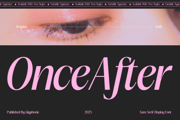 Once After Sans Serif Font