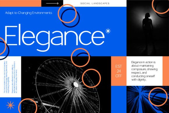 Orchid Dream Sans Serif Font for fashion branding example