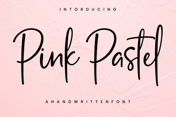 Pink Pastel Script Font-Refreshing Pink Pastel script fonts with a luxury feel, perfect for spring wedding invitations and boutique branding.
