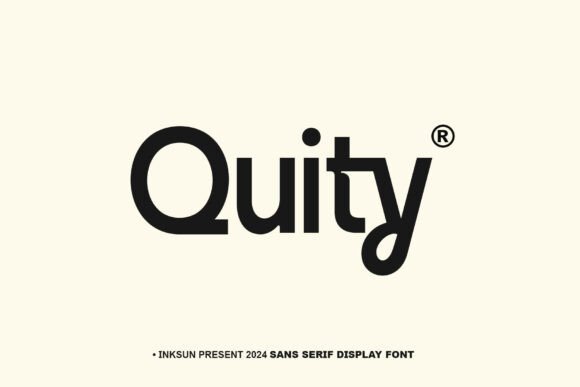 Quity Sans Serif Font