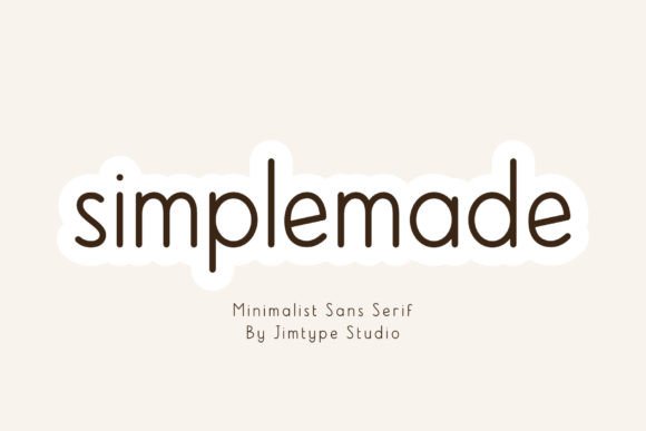 Simplemade Sans Serif Font