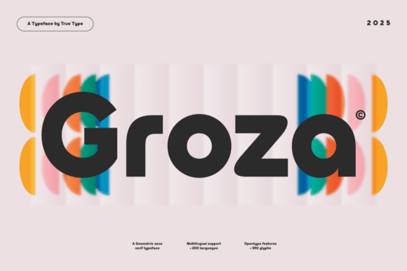 TRT Groza Sans Serif Font