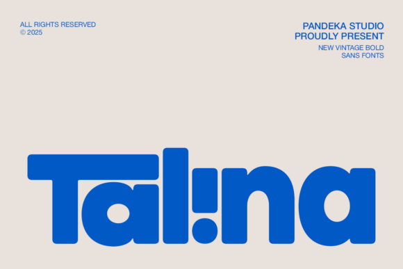 Talina Sans Serif Font