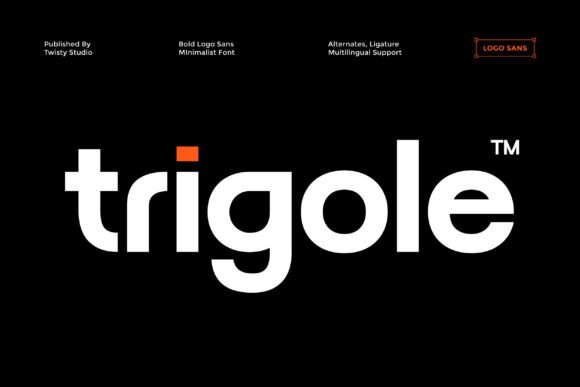 Trigole Sans Serif Font