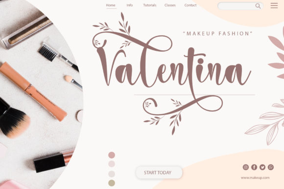 Wedding Dress Script Font-Romantic Wedding Dress calligraphy font with dancing characters and elegant, fluid swashes.