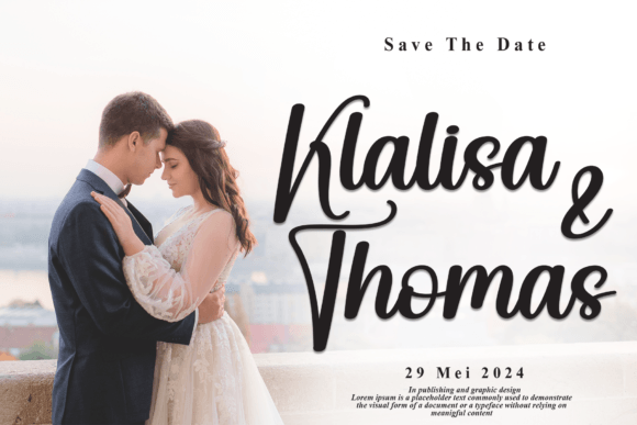Wedding Monogram Script Font-Elegant Script Fonts for luxury branding: Wedding Monogram typeface inspired by classic calligraphy for invitations and logos.
