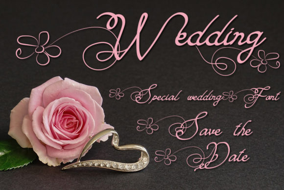 Wedding Script Font-Luxury Script Fonts: A preview of the light Wedding typeface with unique glyphs for minimalist branding and invitations.