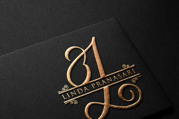 Elegant minimalist monogram typeface Classy displayed in bold capital letters