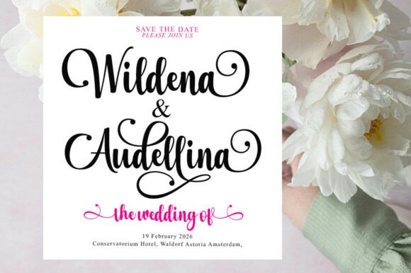 Sweetty Handmade Font-Visual example of the Sweetty Handmade contemporary script typeface, demonstrating intricate calligraphic flourishes and custom glyphs for holiday branding alongside clean Sans Serif Fonts.