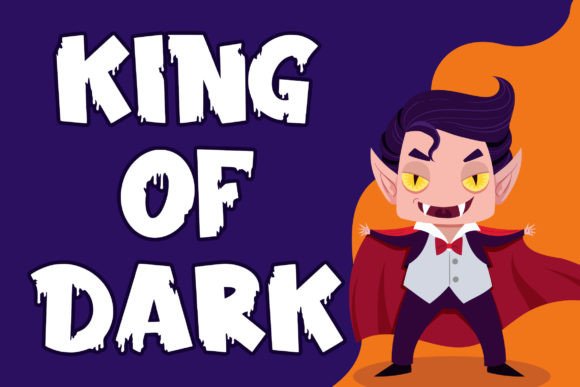 Vampire style creepy lettering showcasing versatile Halloween Fonts for book covers.