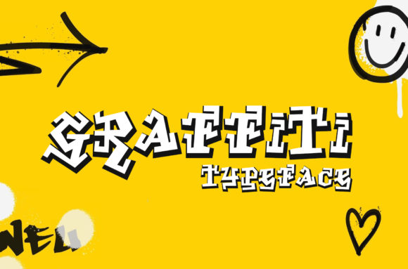 Graffiti Font distressed style with street art vibe for t-shirts and sportswear