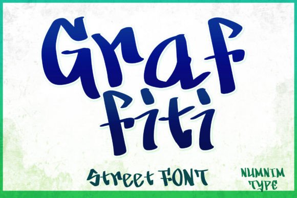 Graffiti Font street style with fun playful characters for stickers and merchandise