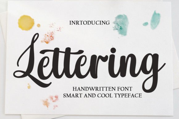 Lettering Font trendy handwritten lettering font with contemporary classic calligraphy shapes