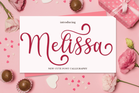 Melissa Font flexible handwritten script for wedding invitations
