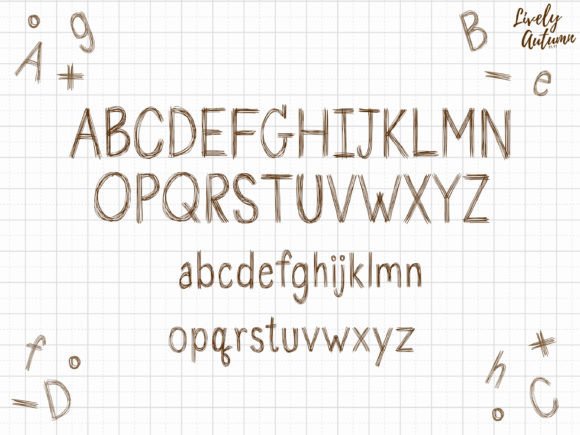 Sketch Font — sweet friendly handwritten lettering font with natural style